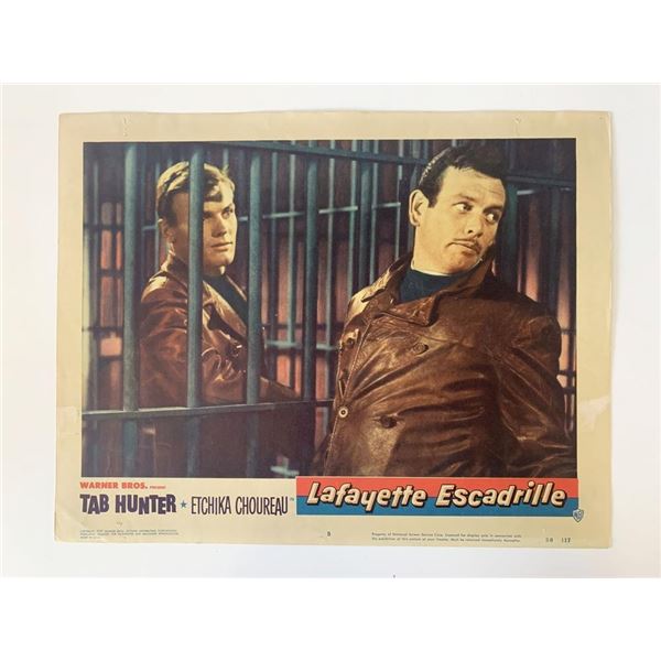 Lafayette Escadrille original 1958 vintage lobby card