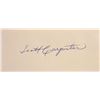 Image 1 : Astronaut Scott Carpenter signature slip