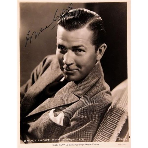 Bruce Cabot signed portrait photo