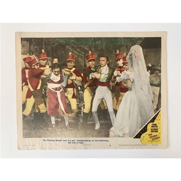 The Kissing Bandit original 1948 vintage lobby card