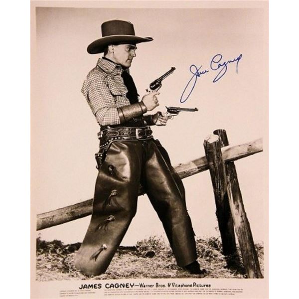 James Cagney signed movie still photo