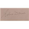 Image 1 : Robert Donat signature slip