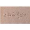 Image 1 : Charles Boyer signature slip