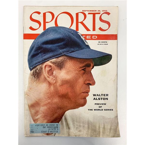 Brooklyn Dodgers Manager Walter Alston Sports Illustrated 1955
