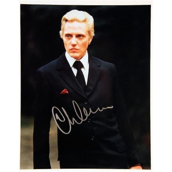 Christopher Walken signed photo