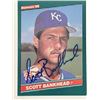 Image 1 : Kansas City Royals Scott Bankhead 1986 Donruss Rookies #36 signed trading card