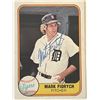Image 1 : Detroit Tigers Mark Fidrych 1981 Fleer #462 signed trading card