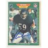 Image 1 : Chicago Bears Ron Rivera 1989 NFL #48 signed trading card