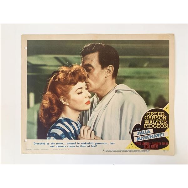 Julia Misbehaves original 1948 vintage lobby card