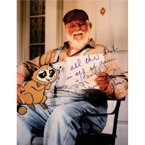 Denver Pyle signed Jesse Duke photo