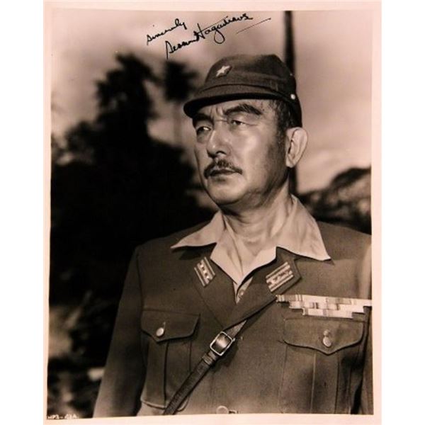Sessue Hayakawa signed portrait photo
