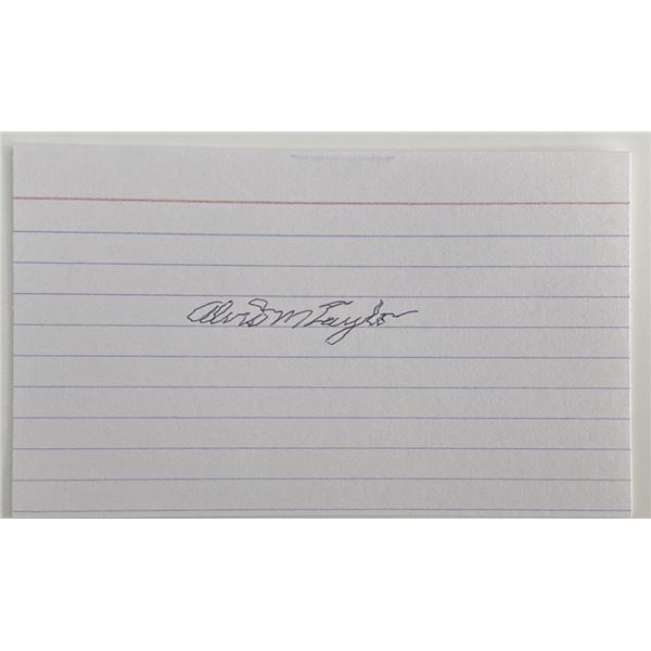 Allison Taylor original signature