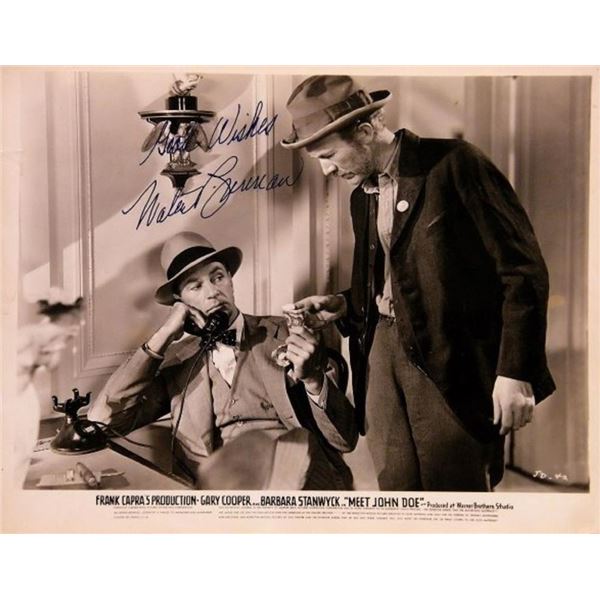 Walter Brennan signed movie still photo