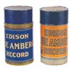 Image 14 : An Edison Fireside Model B Phonograph and Wax Cylinders.