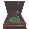 Image 3 : A Victrola Record Player with Record Collection.