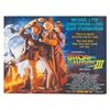 Image 1 : A Large "Back to the Future Part III" Subway Poster.