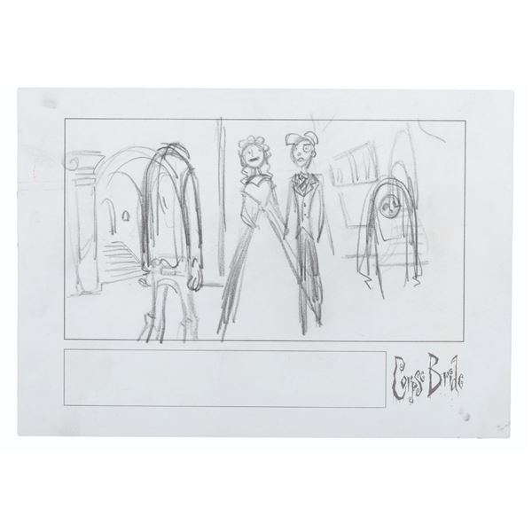 “The Corpse Bride” Original Storyboard.