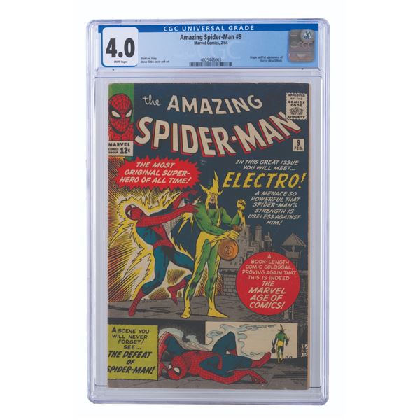 The Amazing Spider-Man #9: The First Appearance of Electro.