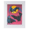 Image 2 : A Bob Kane Signed Batman Lithograph.