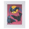 Image 4 : A Bob Kane Signed Batman Lithograph.