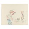 Image 1 : A Page of Bob Clampett Character Drawings.