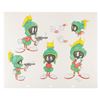 Image 1 : A Virgil Ross Signed Page of Marvin the Martian Drawings.