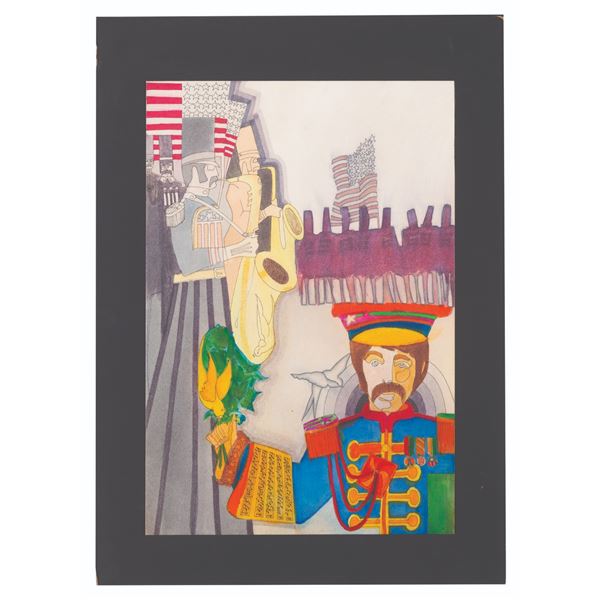 A Beatles Original Painting by Bill Wallen.