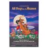 Image 1 : An “All Dogs Go To Heaven” One-Sheet Poster.