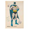 Image 1 : A 1960s Batman Signed Poster.