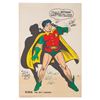 Image 1 : A Signed Robin The Boy Wonder Poster.