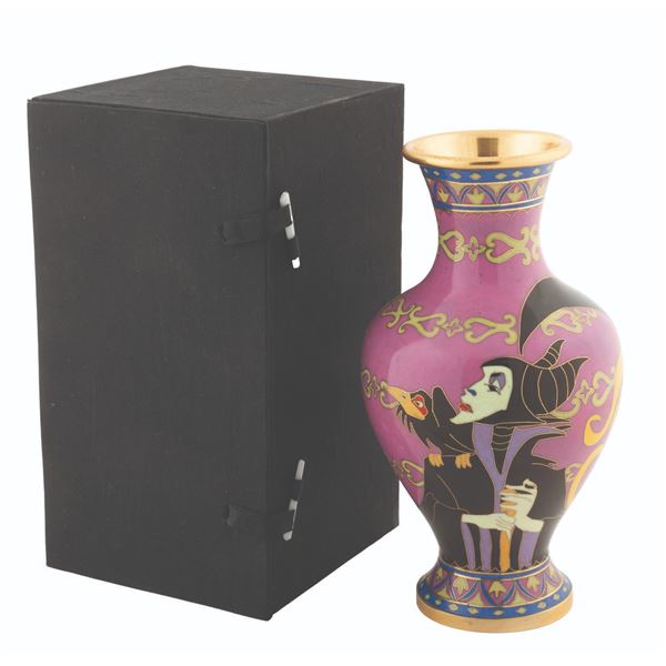A Maleficent Cloisonne Enamel Vase.