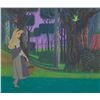 Image 2 : A Walt Disney Signed "Sleeping Beauty" Original Production Cel and Background.