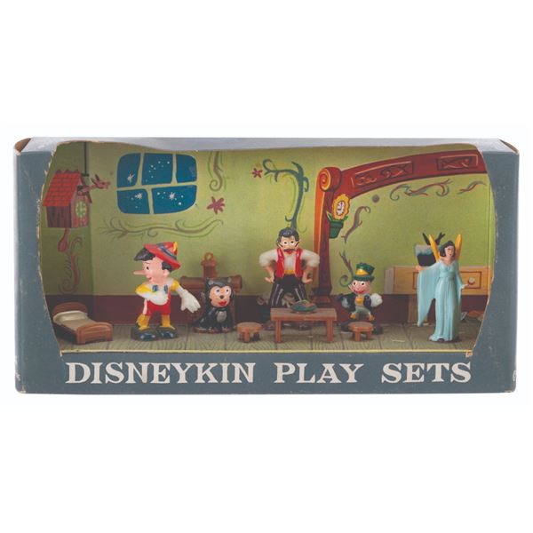 A Marx Geppetto's Shop Disneykin Play Set.