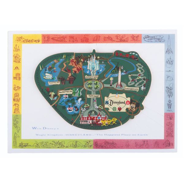 A Disneyland Map Cast Member Pin Set.