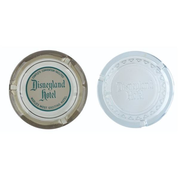 A Pair of Disneyland Hotel Ashtrays.