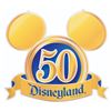 Image 1 : A Disneyland 50th Anniversary Sign.