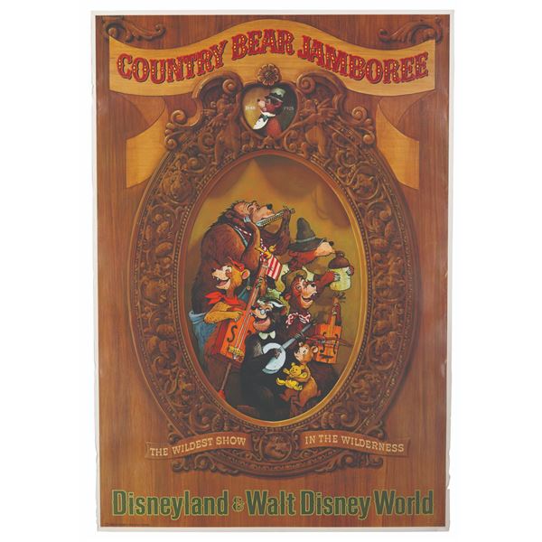 A Country Bear Jamboree Attraction Poster.