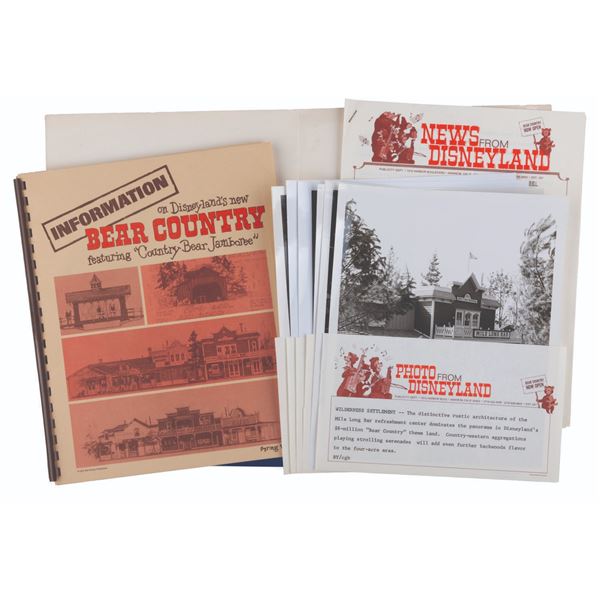 A Disneyland Bear Country Press Kit.