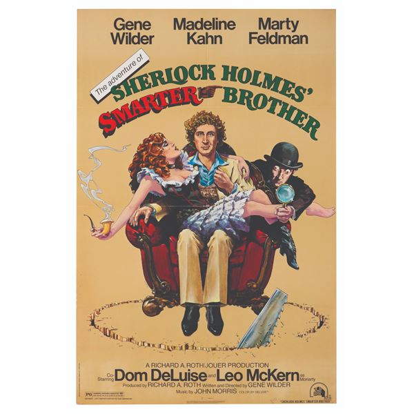An “Adventures of Sherlock Holmes' Smarter Brother” One-Sheet.