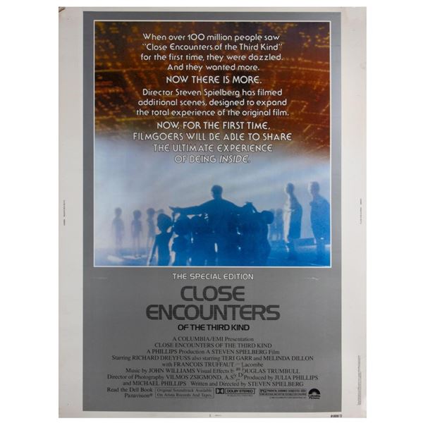 A  Close Encounters of the Third Kind: The Special Edition  One-Sheet.