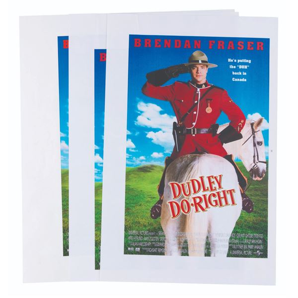 Three “Dudley Do-Right” Poster Tests.
