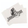 Image 1 : Three “Jurassic Park” Logo Concept Prints.