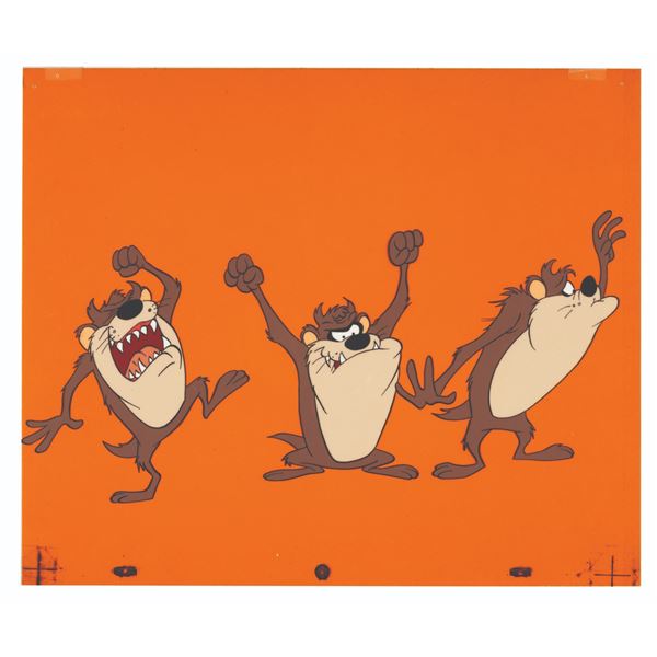 A Tazmanian Devil Poster Art Cel.