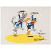 Image 1 : A Friz Freleng Signed Bugs Bunny and Daffy Duck Sericel.