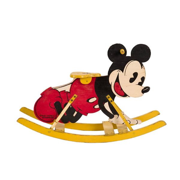 A Rare Early Mickey Mickey Rocking Horse.
