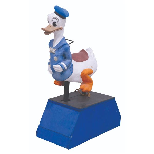 An Early Donald Duck Kiddie Ride.