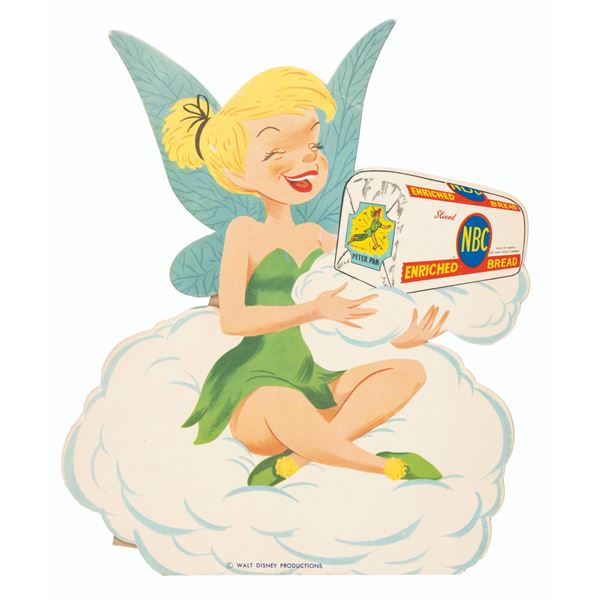 An NBC Enriched Bread with Tinker Bell Ad Standee.