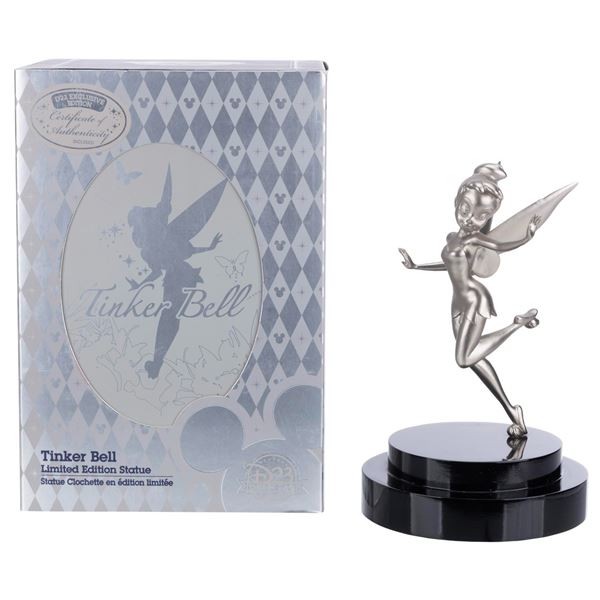 A D23 Exclusive Tinker Bell Statue.