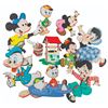 Image 1 : A Collection of Walt Disney Pin-Up Wall Decorations.