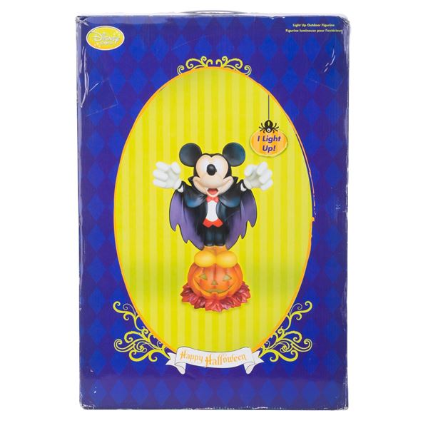 A Mickey Mouse as Dracula Halloween Figure.